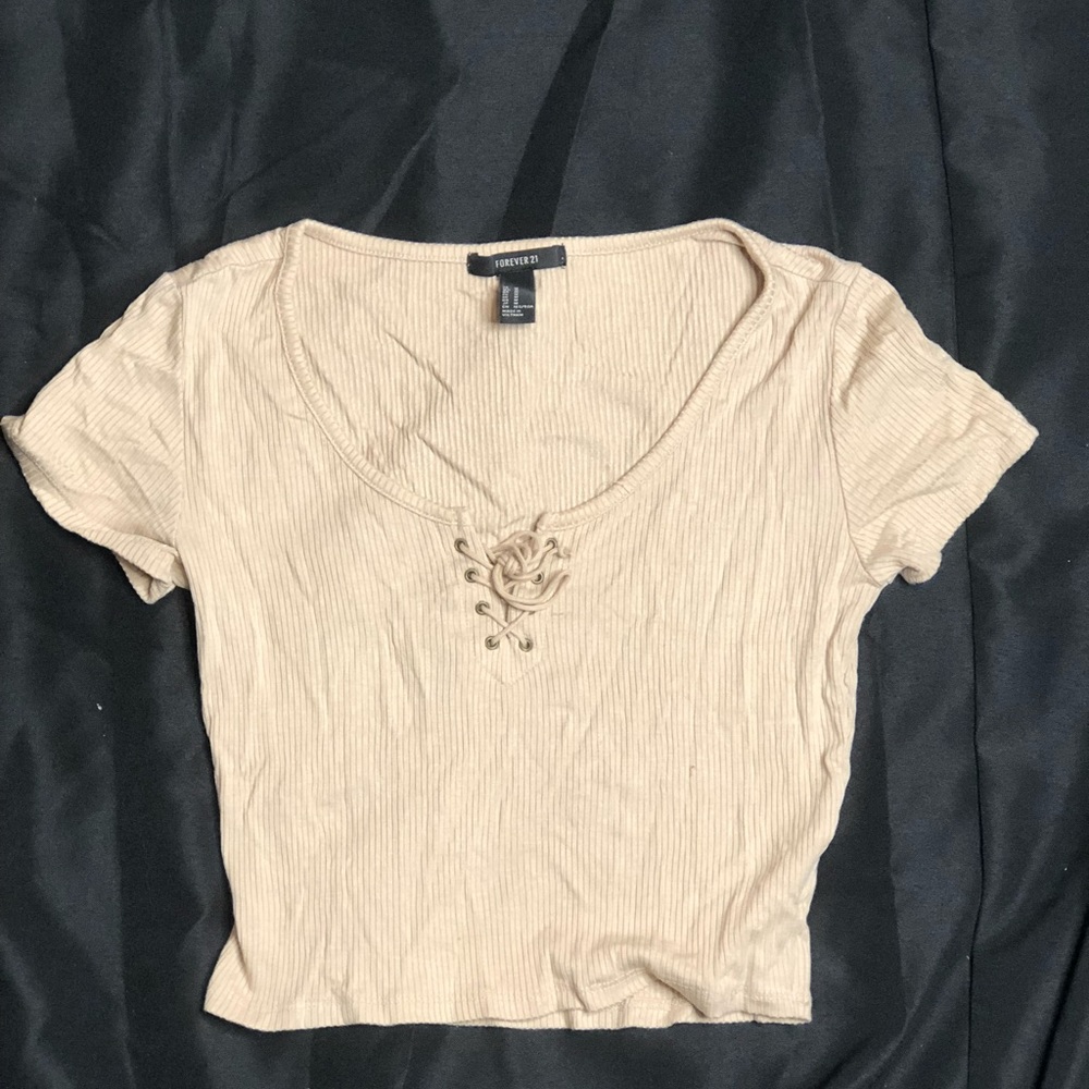 Tie up crop top